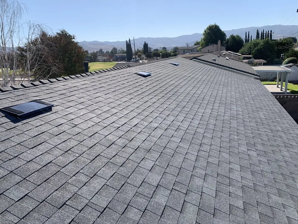 Smart Roofing project - Asphalt Shingle Roof Installation - Light Gray, Low-Slope Sections in Los Angeles