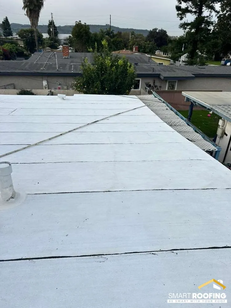 Smart Roofing project - Flat Roof Installation - Large Building, 25-Photo Detailed Project in Los Angeles