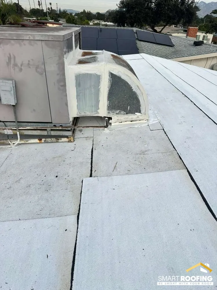 Smart Roofing project - Flat Roof Installation - Large Building, 25-Photo Detailed Project in Los Angeles