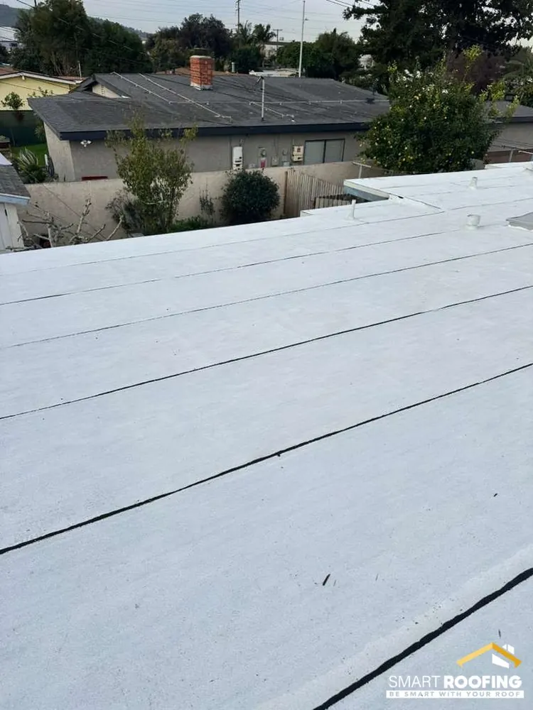 Smart Roofing project - Flat Roof Installation - Large Building, 25-Photo Detailed Project in Los Angeles