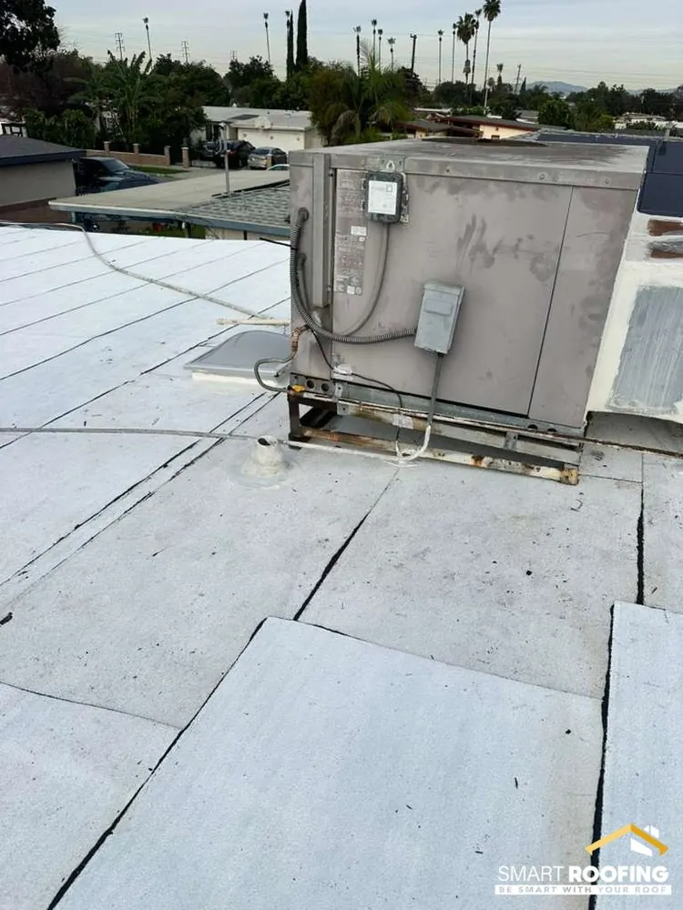 Smart Roofing project - Flat Roof Installation - Large Building, 25-Photo Detailed Project in Los Angeles