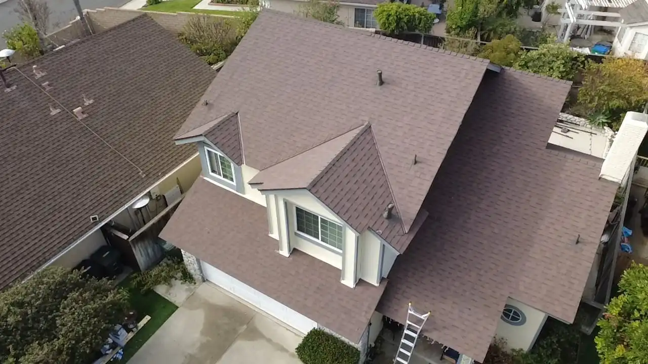 Smart Roofing project - Asphalt Shingle Roof Installation - Lake Forest, Copper Trail Color in Los Angeles