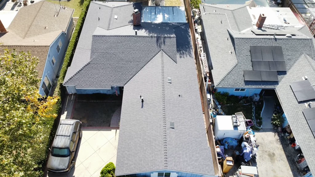 Smart Roofing project - Asphalt Shingle Roof Replacement - Owens Corning Midnight, Chatsworth in Los Angeles